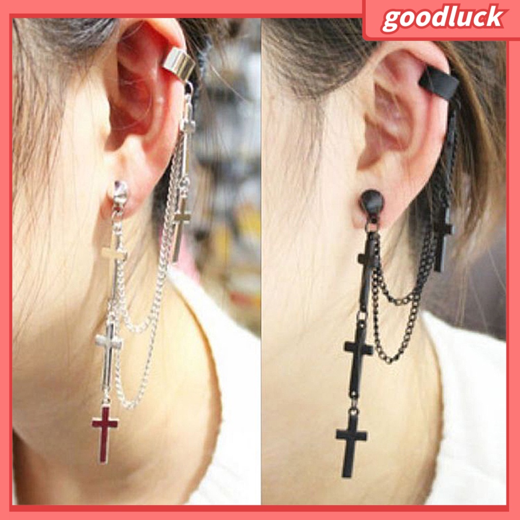 Đôi khuyên tai dài tua rua phong cách Gothic thời trang cho nữ