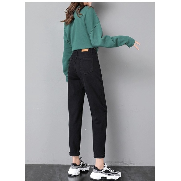 Quần bò baggy nữ quần jean đen baggy nữ quần jeans nữ lưng cao cạp cao quần nữ đẹp hot 2022 SKShop22 | BigBuy360 - bigbuy360.vn