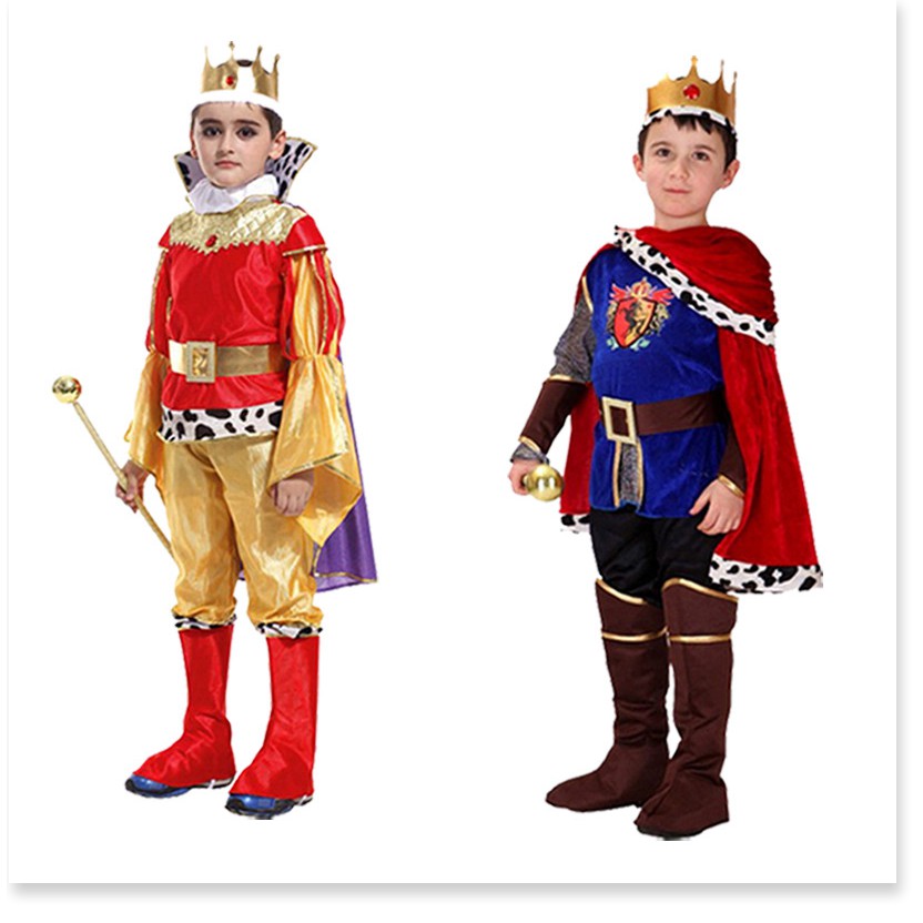 Halloween trang phục trẻ em cosplay cosplay biểu diễn quần áo biểu diễn Aladdin vua hoàng tử trang phục
