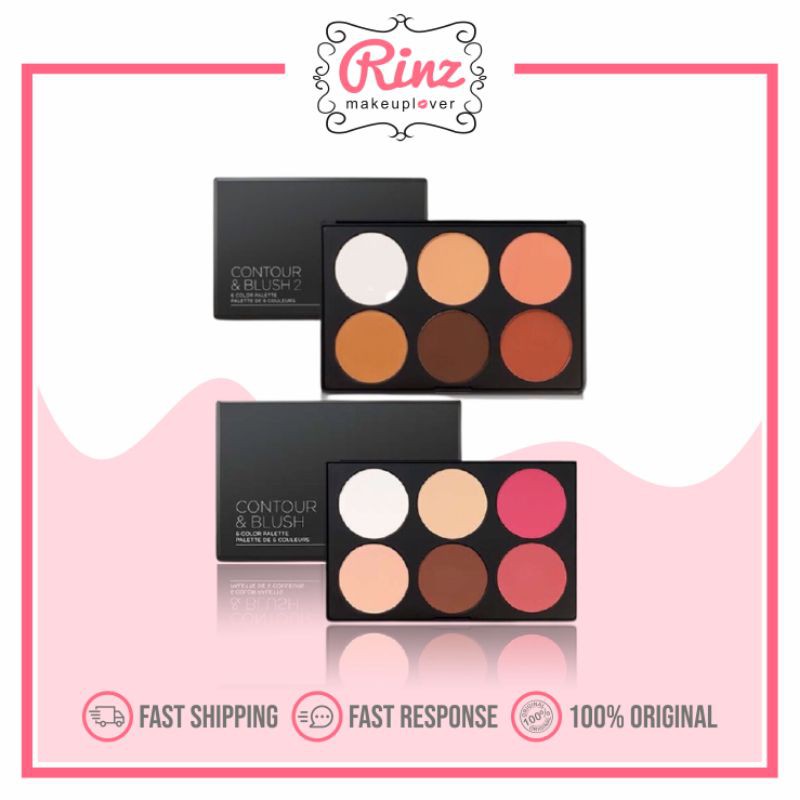 (hàng Mới Về) Bảng Phấn Má Hồng Và Tạo Khối Trang Điểm Chuyên Nghiệp Bhcosmetics