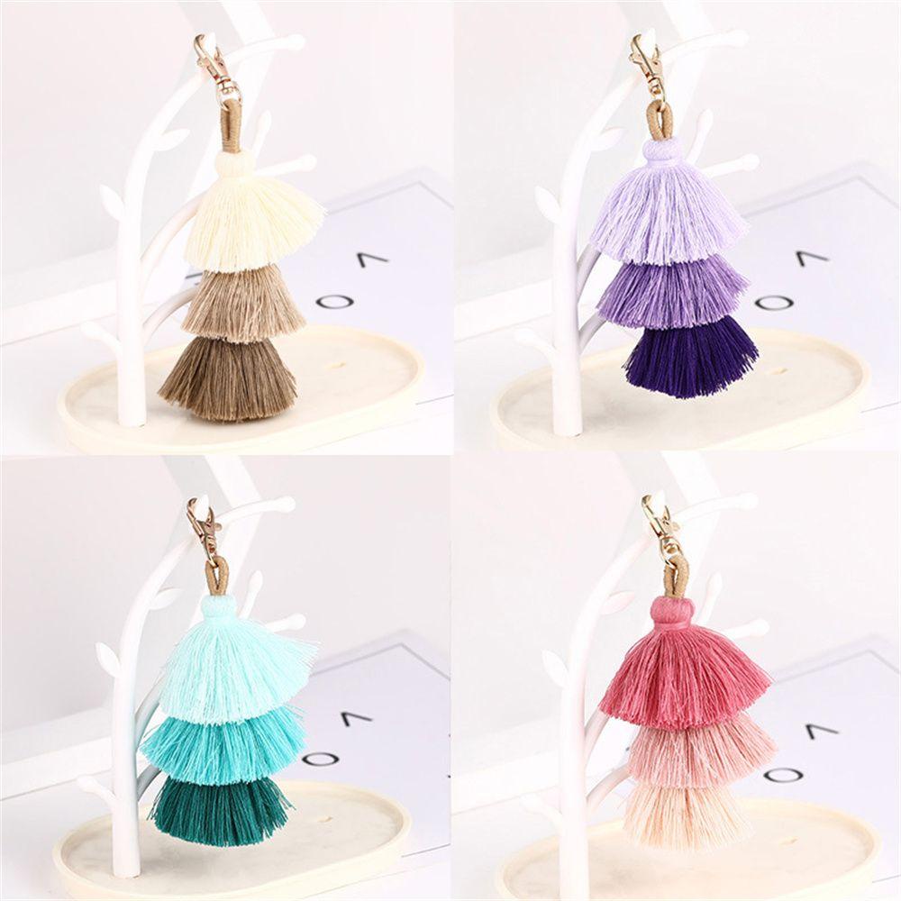 Móc Khóa Ba Tầng Phong Cách Bohemian
