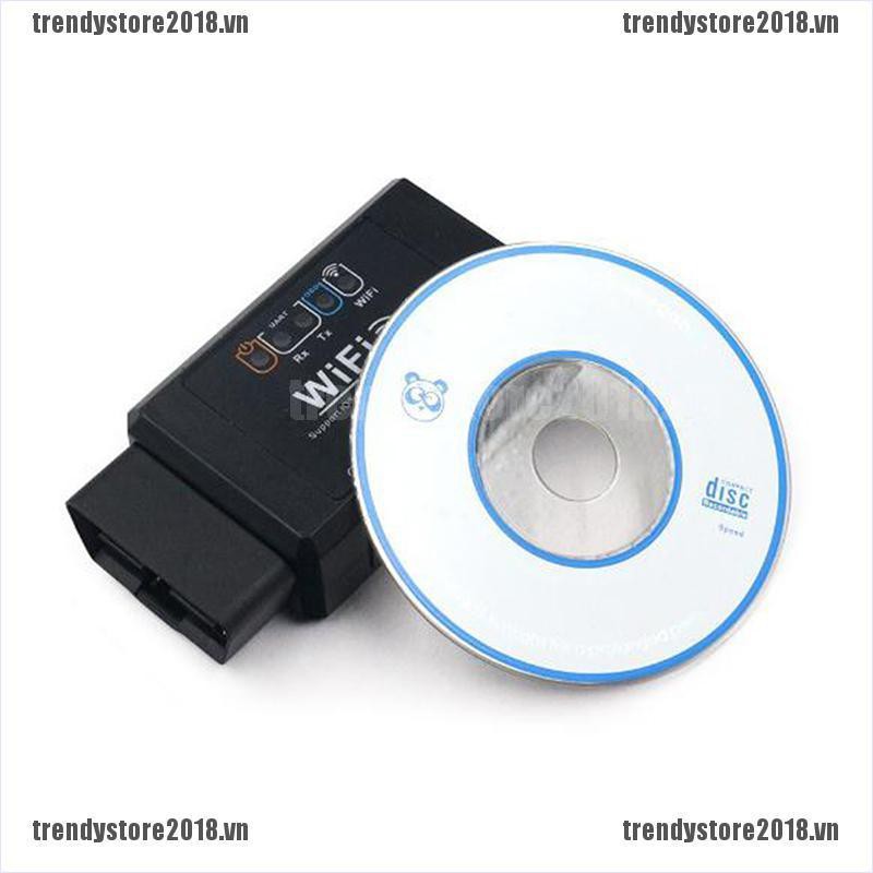 Máy quét chẩn đoán lỗi động cơ xe hơi Elm327 Wifi Obd Obdii kết nối wifi chất lượng cao có thể dùng cho Ios Android