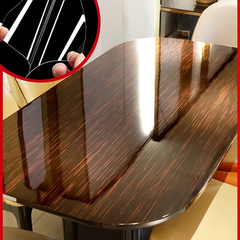 Miếng Dán Mặt Bàn Trong Suốt Chống Trầy Chịu Nhiệt Bảo Vệ Đồ Nội Thất