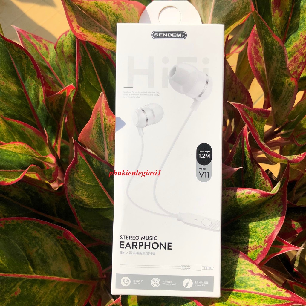 Tai nghe Sendem mã V11 jack 3.5mm