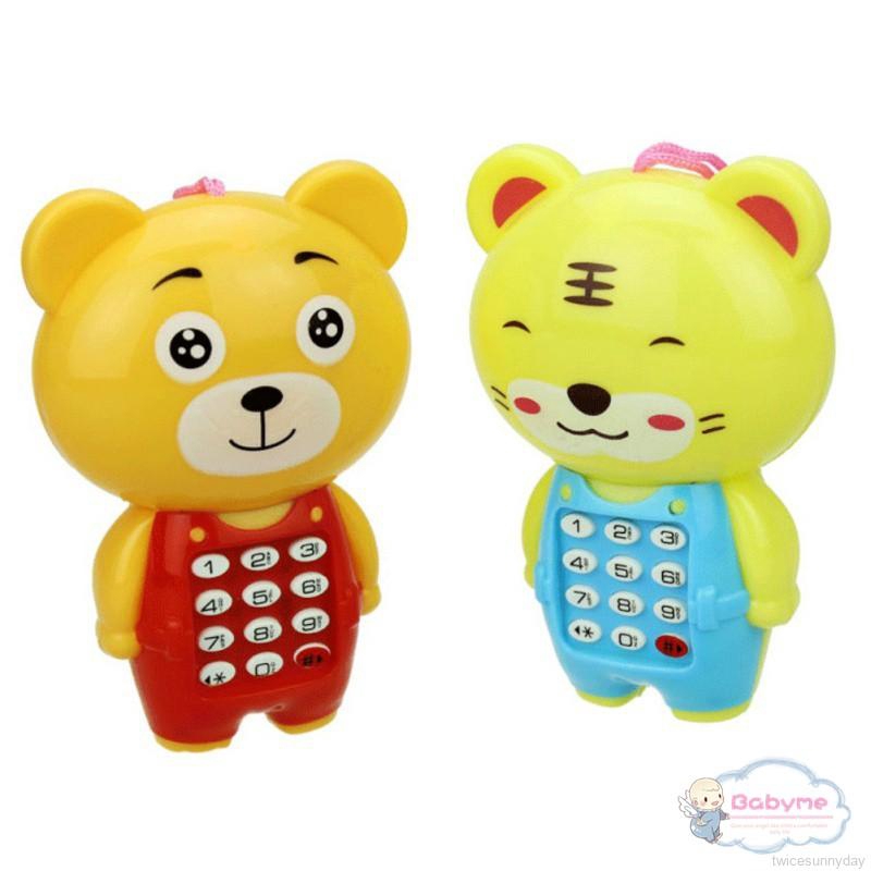 Đồ chơi điện thoại kiểu hoạt hình có nhạc dành cho bé