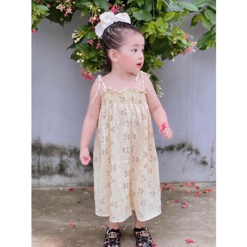 Jum đũi hoa nhí vintage cực xinh cho bé gái(10-20kg)