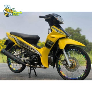 Ten rời xe honda wave blade 110 dán xe vàng