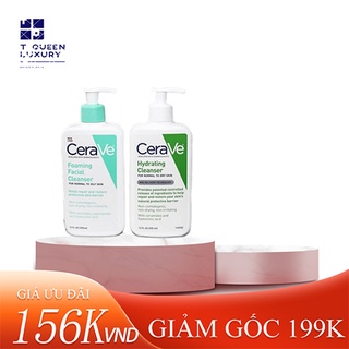 💯 ( Chính Hãng ) Cerave Foaming Facial Cleanser Sữa rửa mặtr DA KHÔ VÀ DA DẦU 87ml/355ml