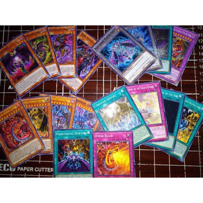 Thẻ bài Yugioh hỗ trợ Tam Ảo Thần Scared Beast thẻ in custom ST STORE CARD