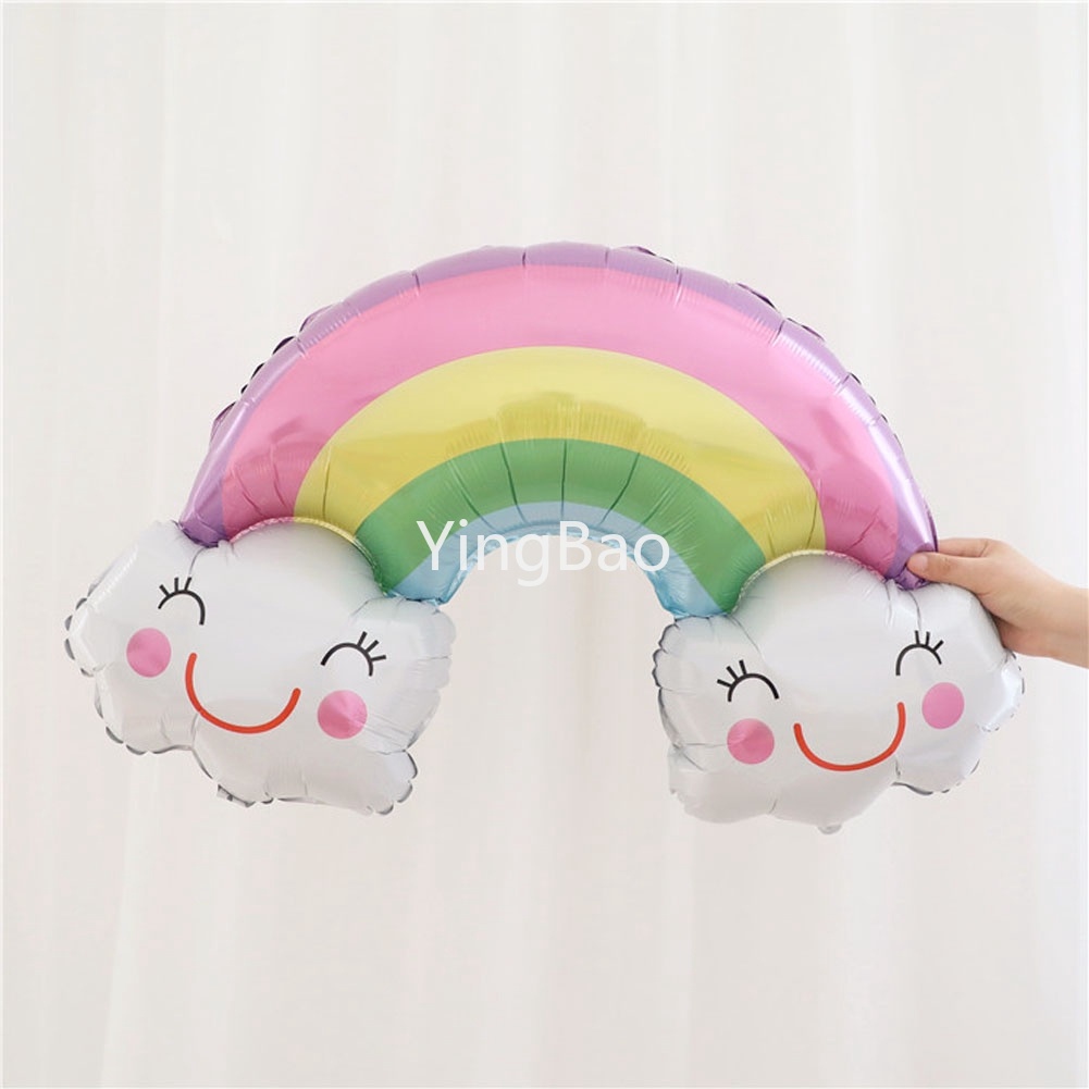 Bong Bóng Màu Cầu Vồng Cỡ Lớn 92cm Dùng Trang Trí Tiệc Sinh Nhật, Tiệc Mừng Em Bé