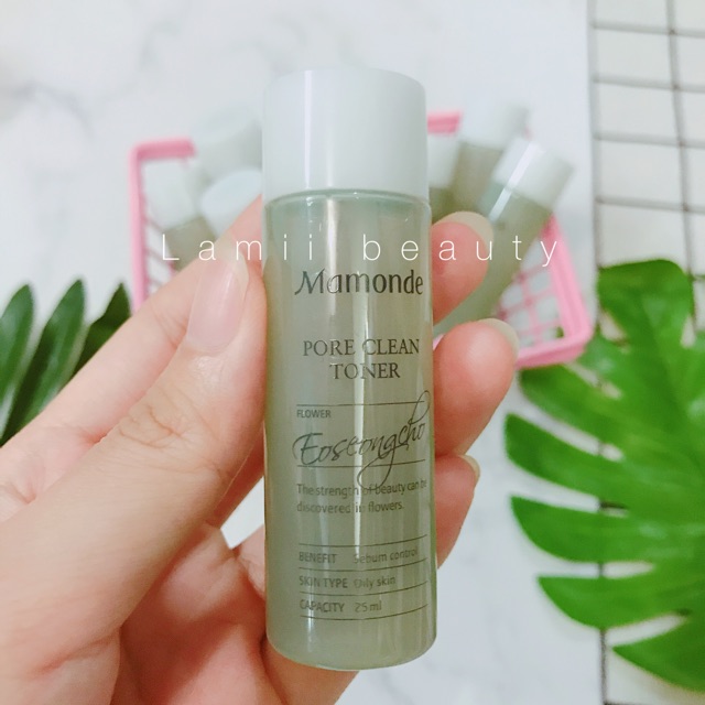 Nước hoa hồng Mamonde Rose/plum/pore clean toner 25ml