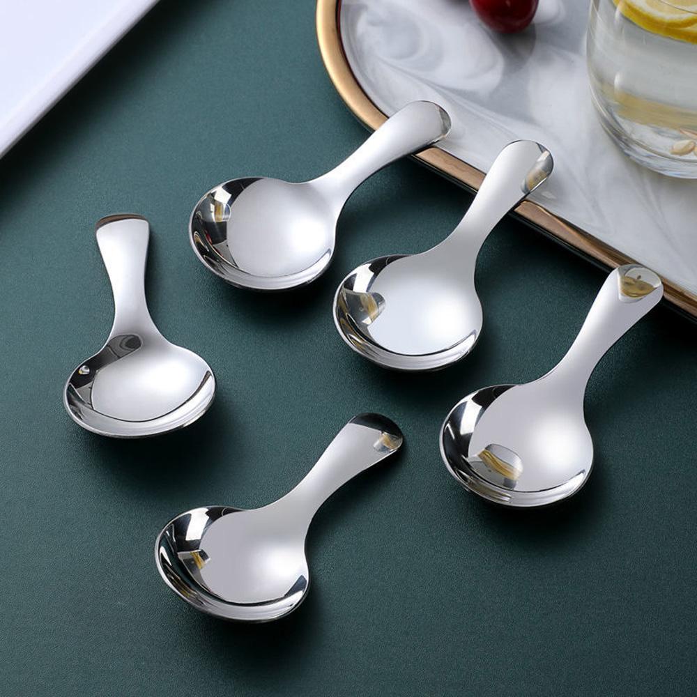 Muỗng Cà Phê Bằng Thép Không Gỉ Thiết Kế Độc Đáo Tiện Dụng