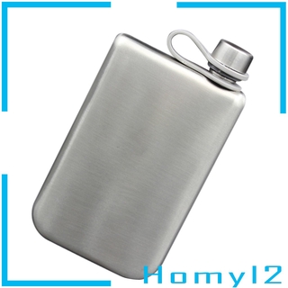 9oz Hip Flask Drinking   Wine Liquor  Silver Bottle Flagon