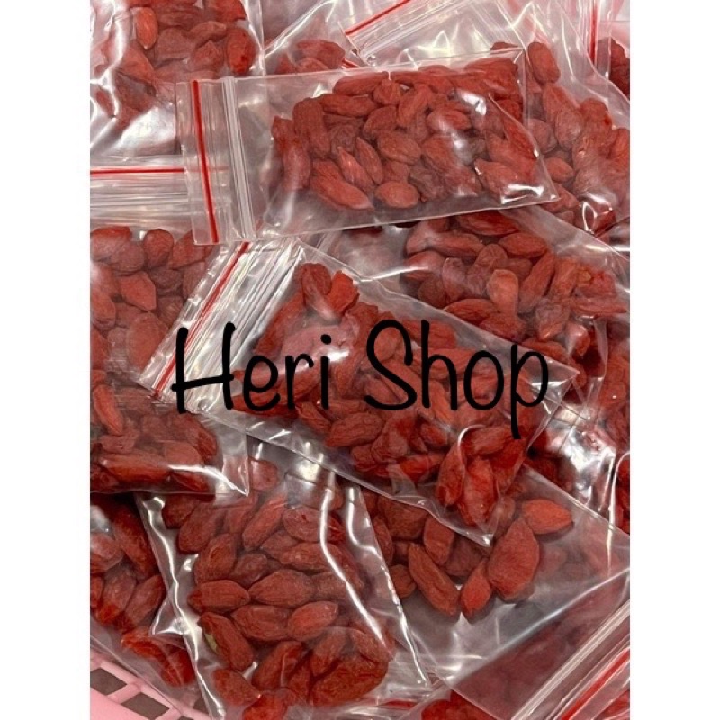 50g - Kỷ tử Ninh Hạ- Trái to, ráo, thơm, ngọt.