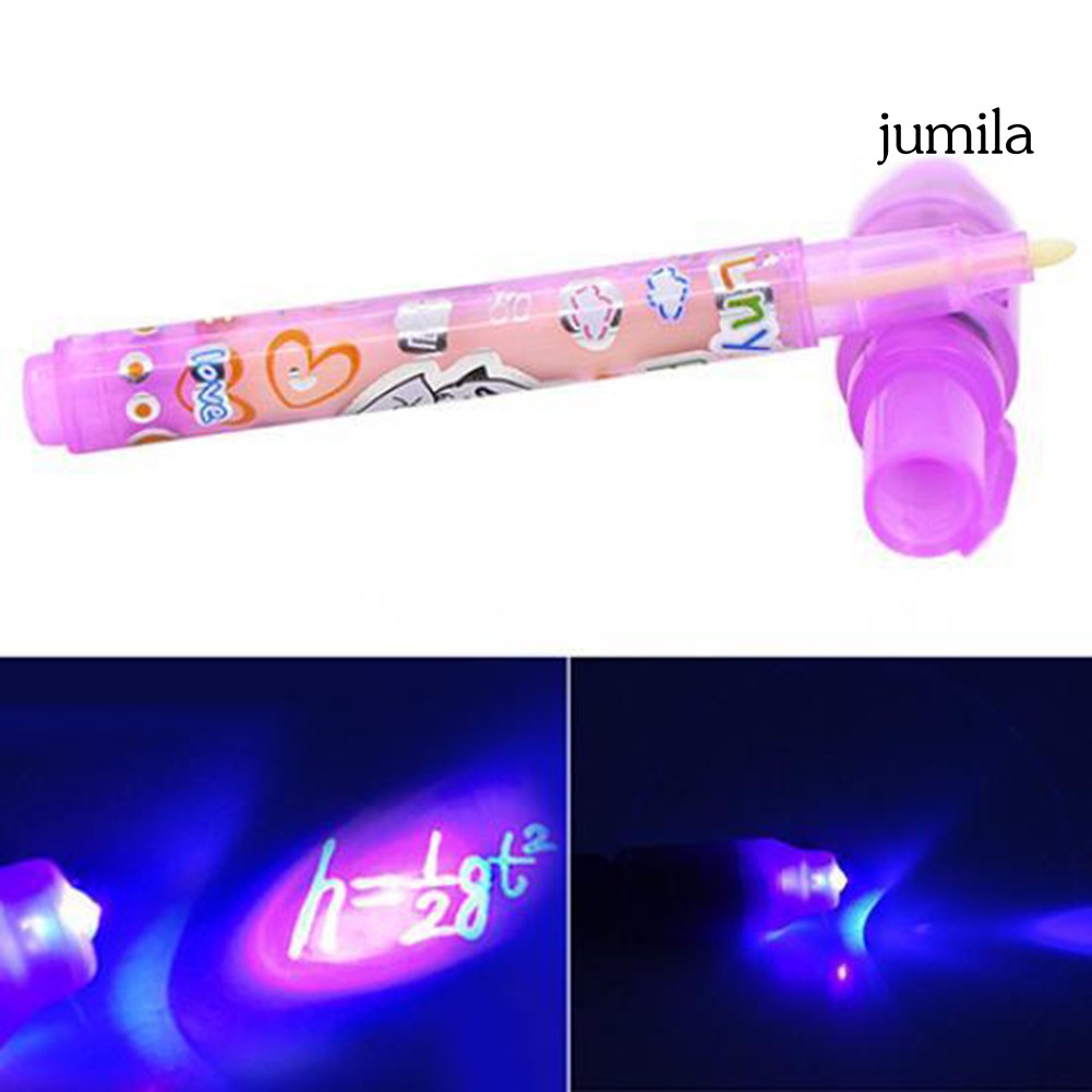 Bút mực vô hình có đèn UV tạo thông điệp bí mật cho trẻ em