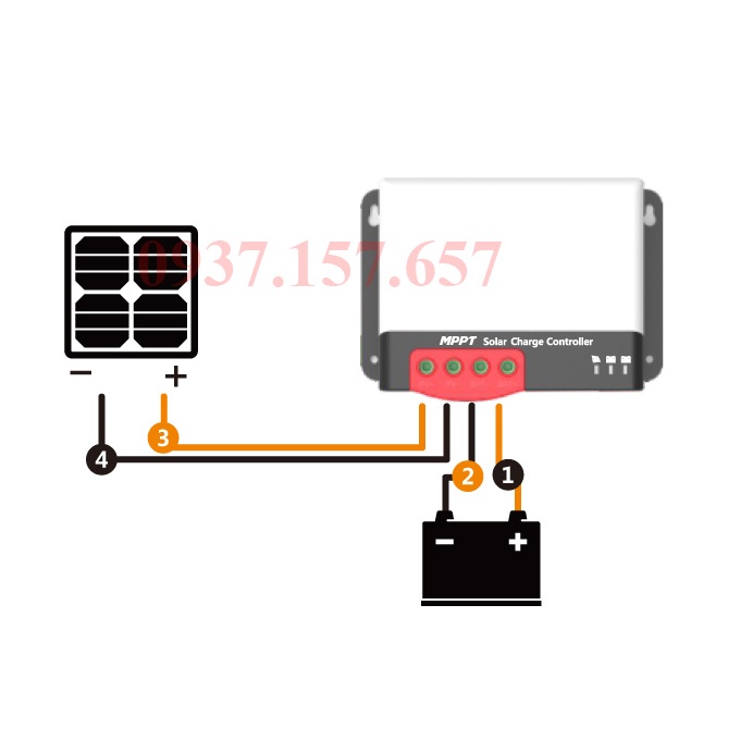Bộ điều khiển sạc MPPT 50A SR-MC2450N10 hãng SRNE
