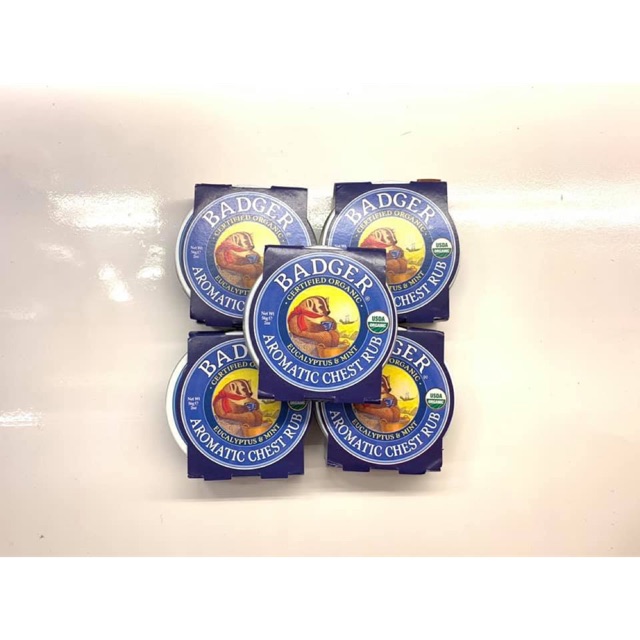 Dầu bôi ấm ngực Badger