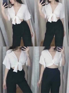 set áo quần ống rộng