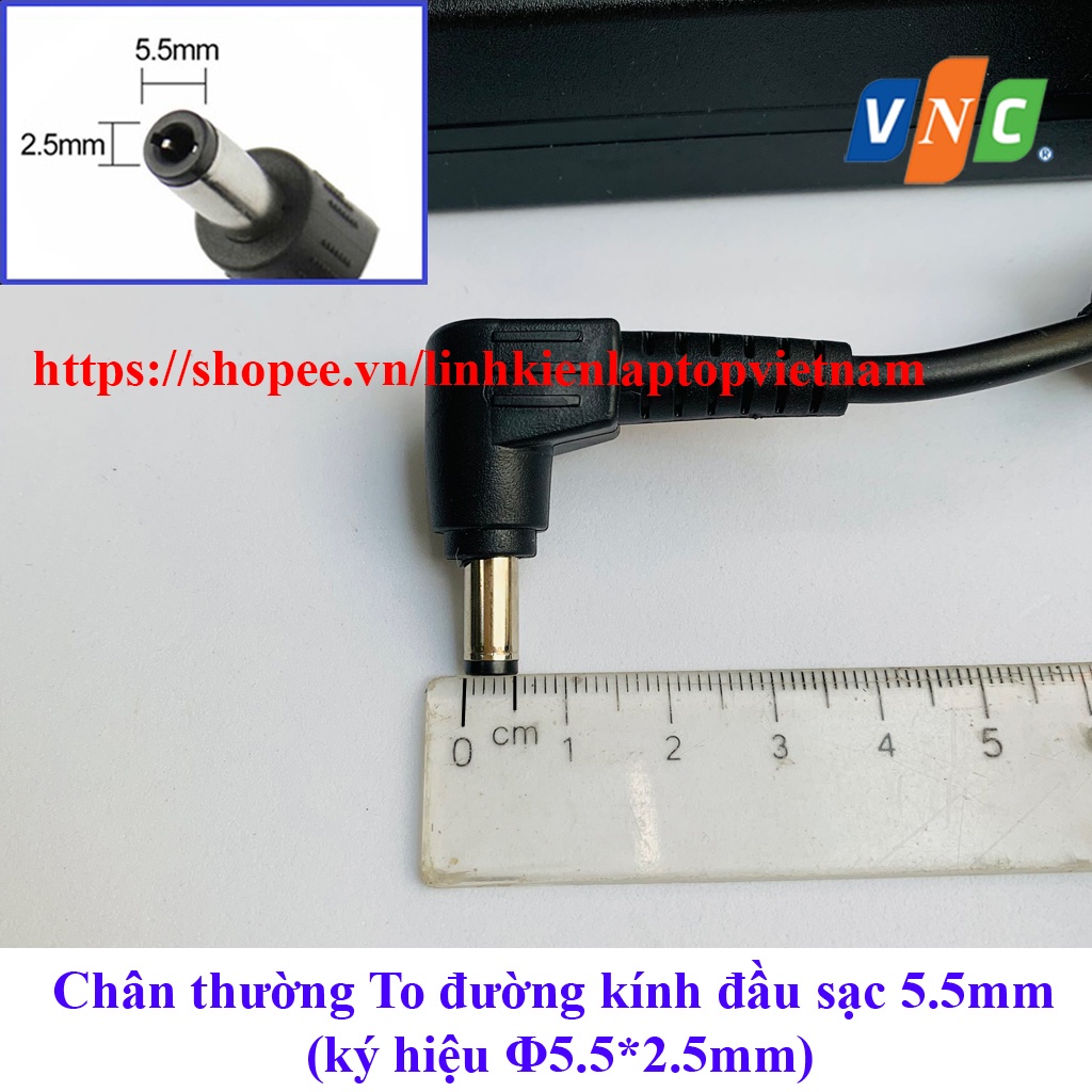Sạc Laptop asus 4,7A sạc máy tính zin cao cấp chân to 5.5*2.5mm bảo hành 12 tháng