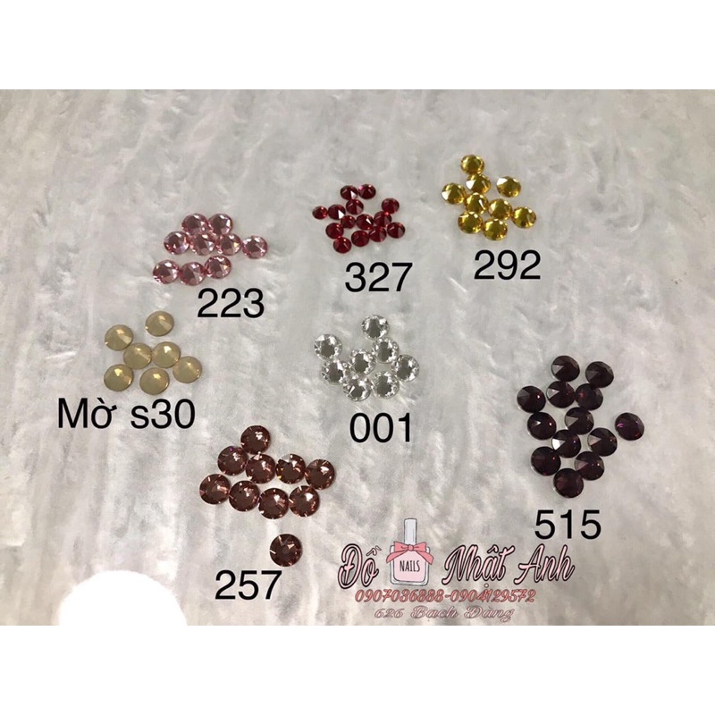 Set đá úc swarovski chân bằng mix size