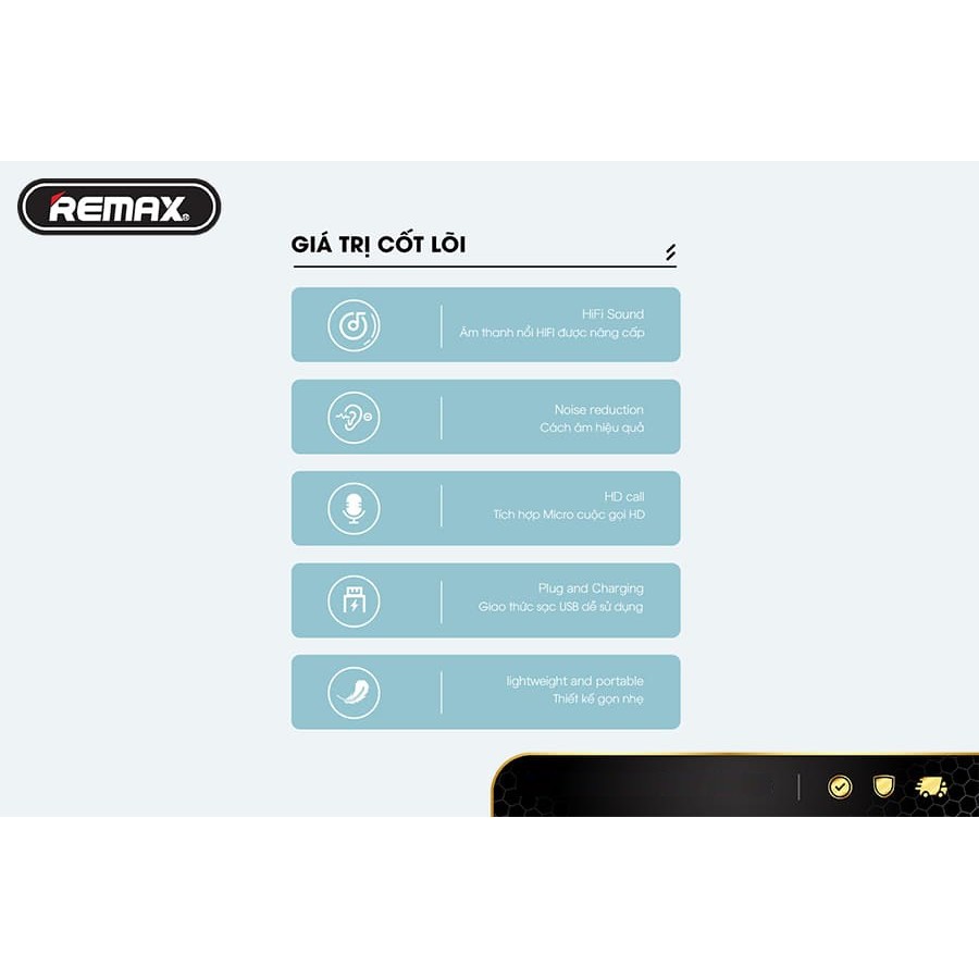 Tai nghe Bluetooth TWS Remax TWS-21 V5.0 thiết kế nhỏ gọn - Hãng phân phối