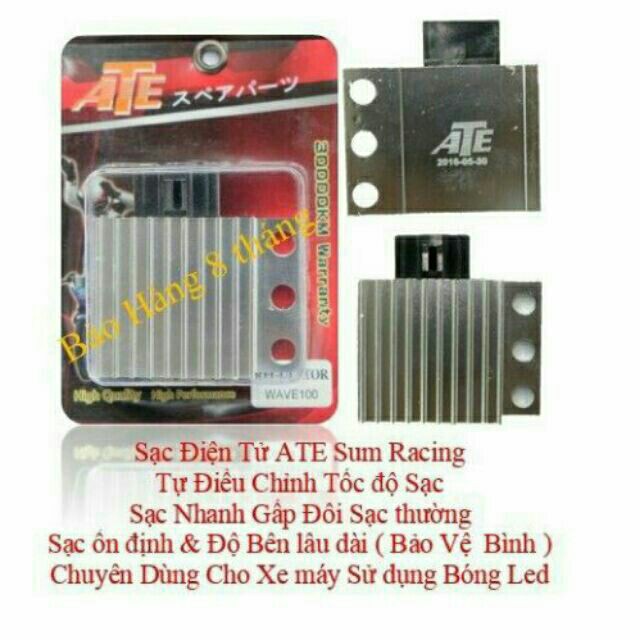 Sạc điện tử ATE cho xe Yamaha và Honda. ko cần câu dây, DoChoiXeMay