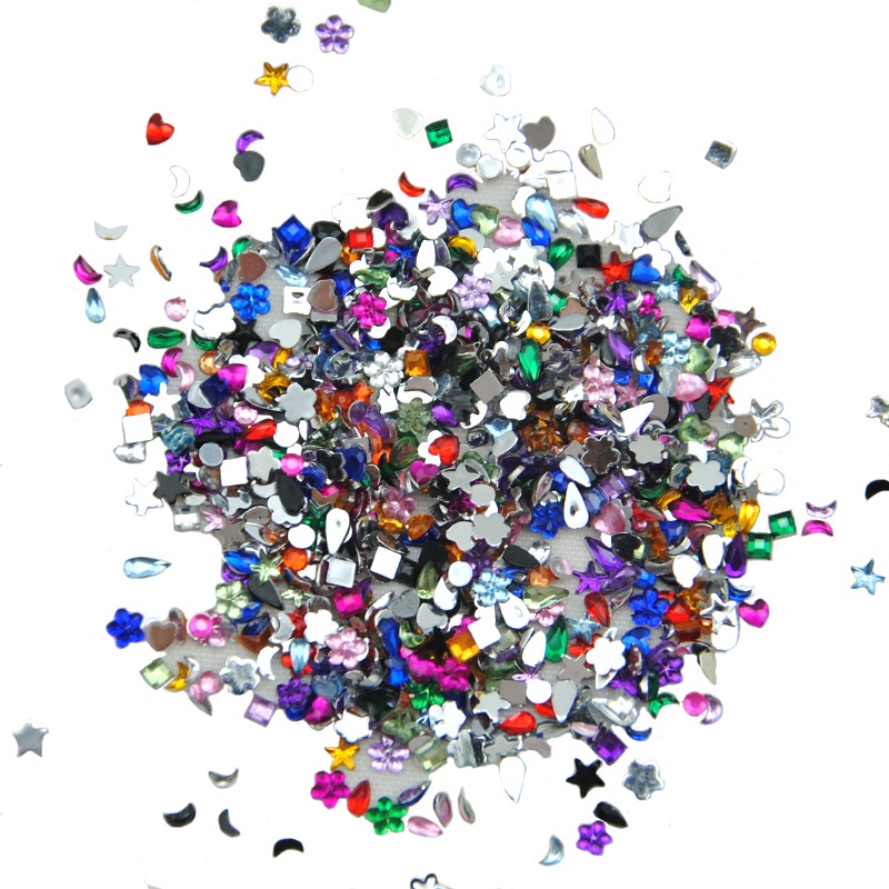 [Hàng mới về] Set 1000 Hạt Kim Cương Giả Nhiều Màu Sắc Trang Trí Móng Nghệ Thuật