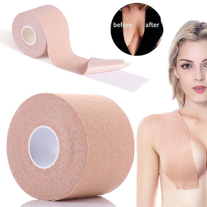 Cuộn Băng Keo Dán Ngực, Miếng Dán Nâng Ngực Boob Tape Quyến Rũ Tạo Được Nhiều Kiểu Dáng Đa Năng TT23