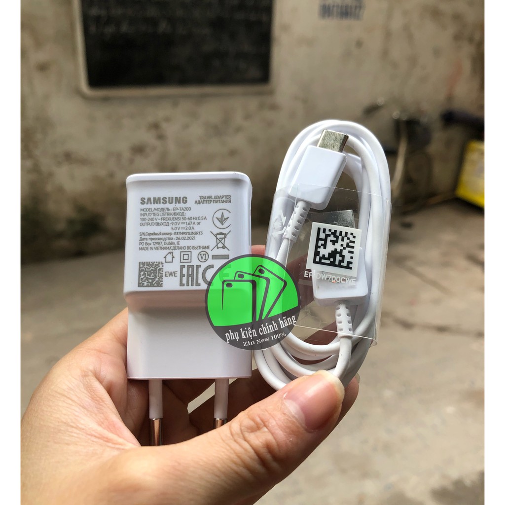 Bộ sạc cáp SamSung S8+ Zin sạc siêu nhanh