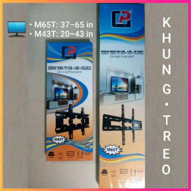 KHUNG SẮT TREO TI VI CỐ ĐỊNH ÁP TƯỜNG CỦA CTY CẢNH PHONG: từ 19 inch đến 65 inch