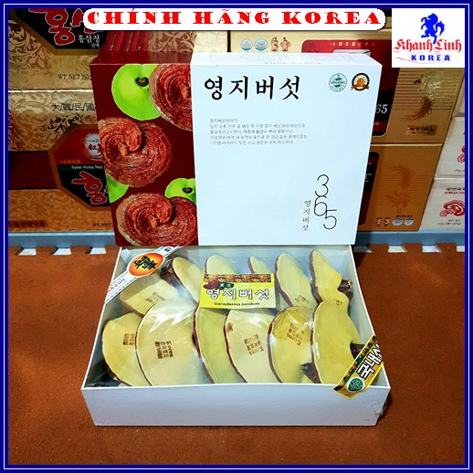 Nấm linh chi hàn quốc 365 thượng hạng, hộp 1kg - Mát gan, thải độc, thanh lọc cơ thể, phòng ung thư - khanhlinh