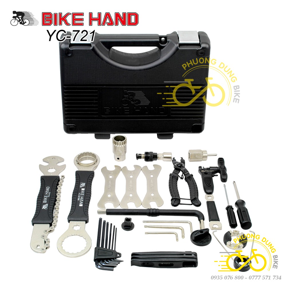 Bộ dụng cụ sửa chữa xe đạp BIKE HAND YC-721 - 22 Món