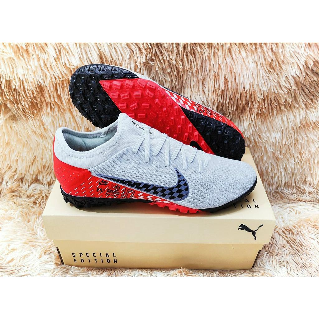 Giày Đá Bóng Mercurial Vapor 13 Pro TF Màu Đỏ Xám