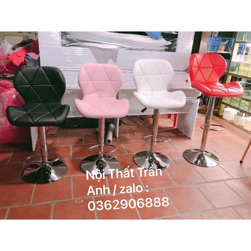 Ghế quầy BAR xoay makeup , chụp ảnh mặt đệm TAM GIÁC