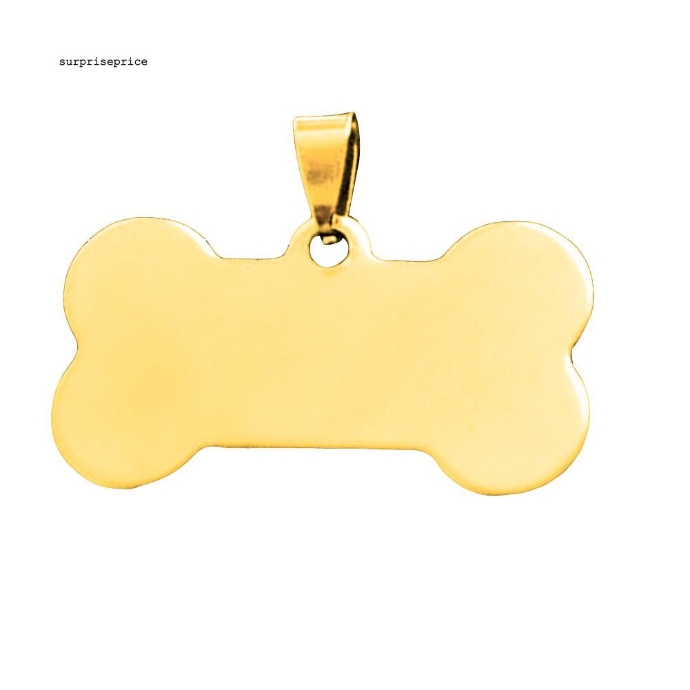 Thẻ tên bằng thép không gỉ khắc tên cho thú cưng