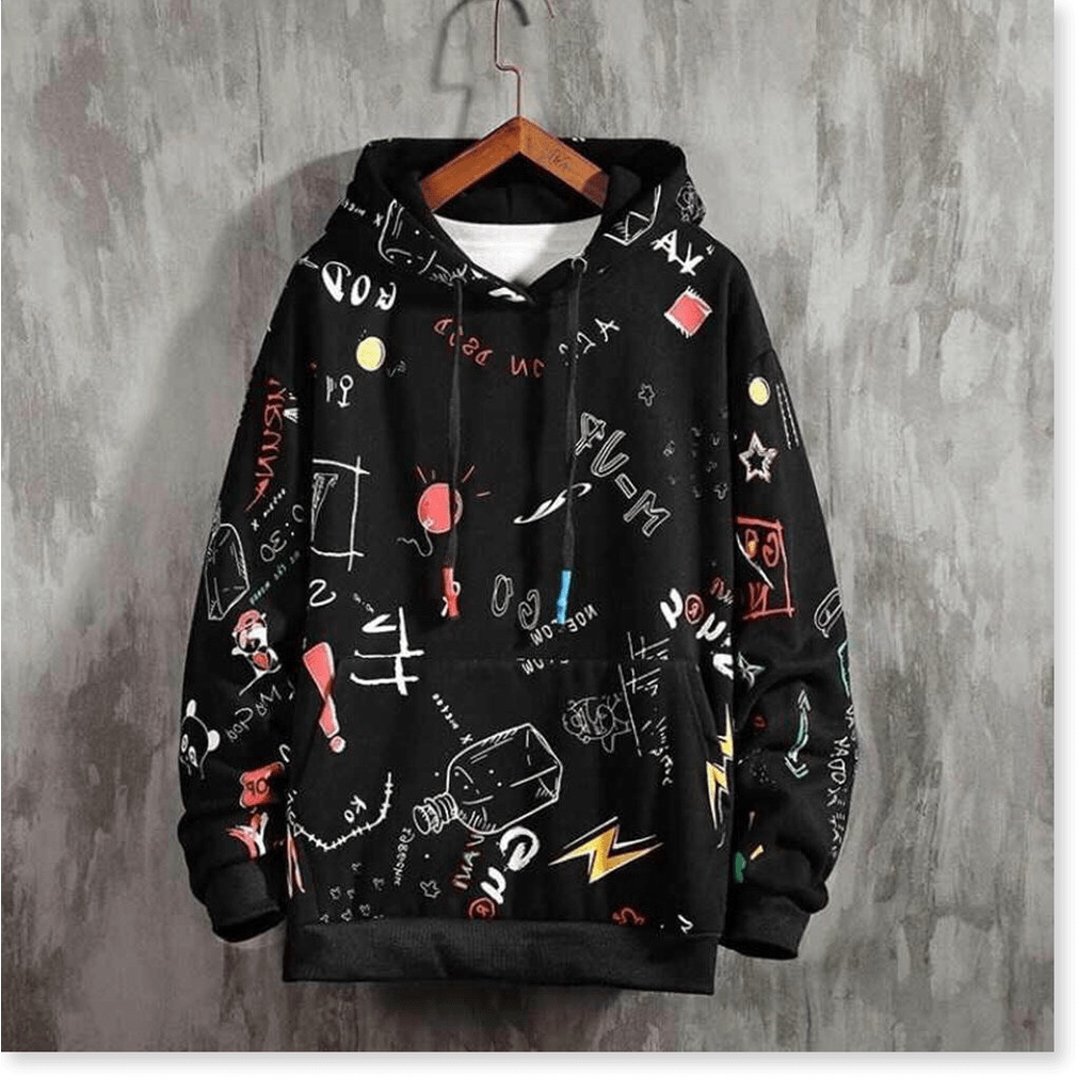 Áo hoodies form to y hình UNISEX HOẠ TIẾT ĐỘC ĐÁO KOKO MI