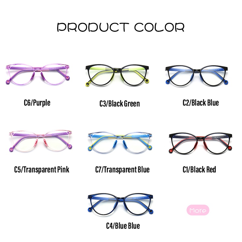 Mắt Kính Tr90 Chống Bức Xạ Dành Cho Trẻ