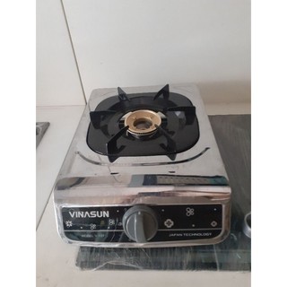 Bếp bioga đơn inox chén đồng