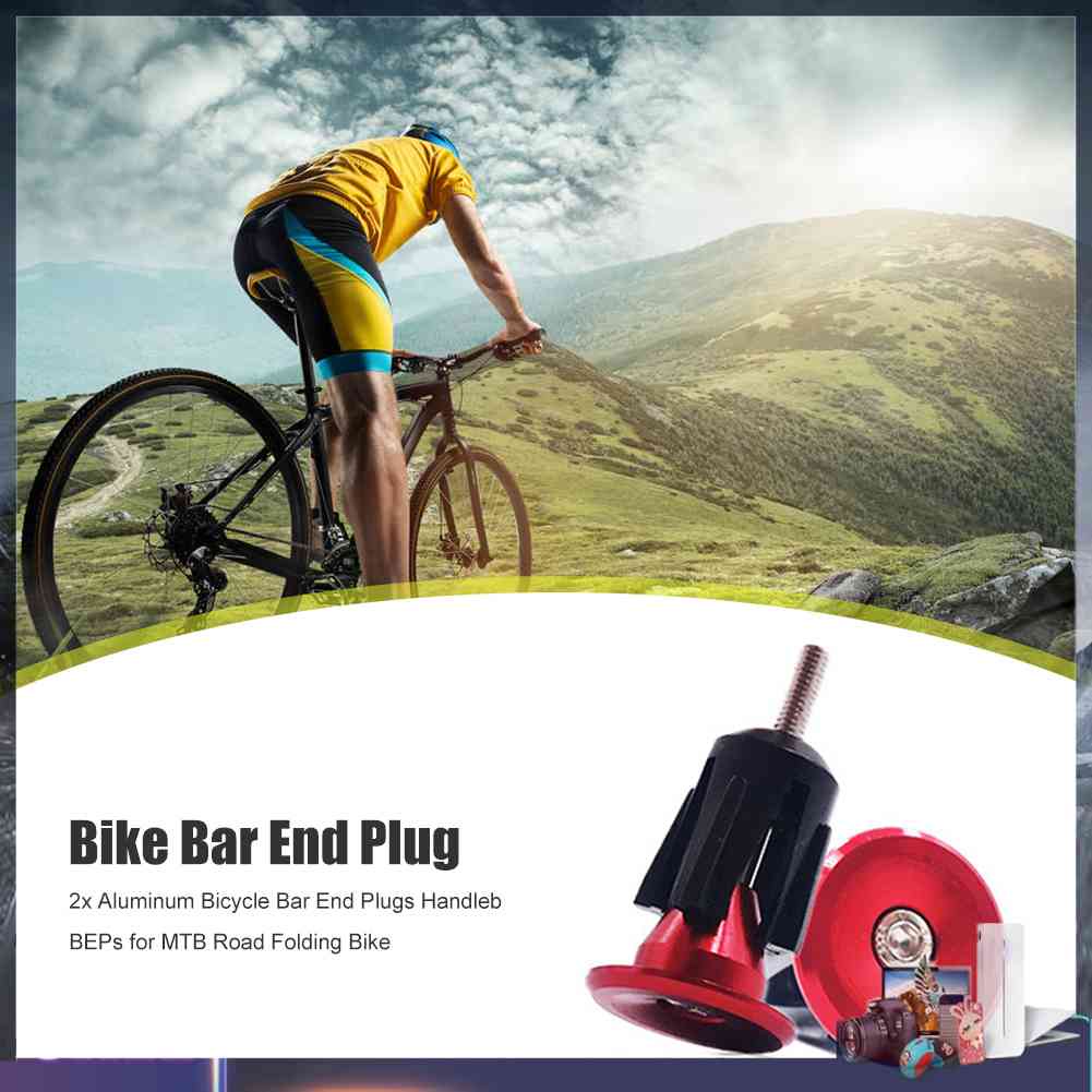 Bộ 2 Nút Gắn Tay Lái Xe Đạp Leo Núi Bằng Nhôm