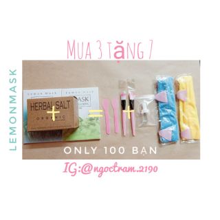 Combo mask khổ qua rừng và muối xông