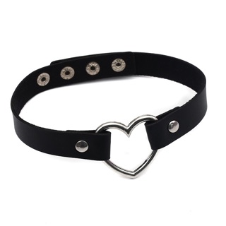 [SẴN] Vòng cổ chocker da hình trái tim cá tính (Ms G2)