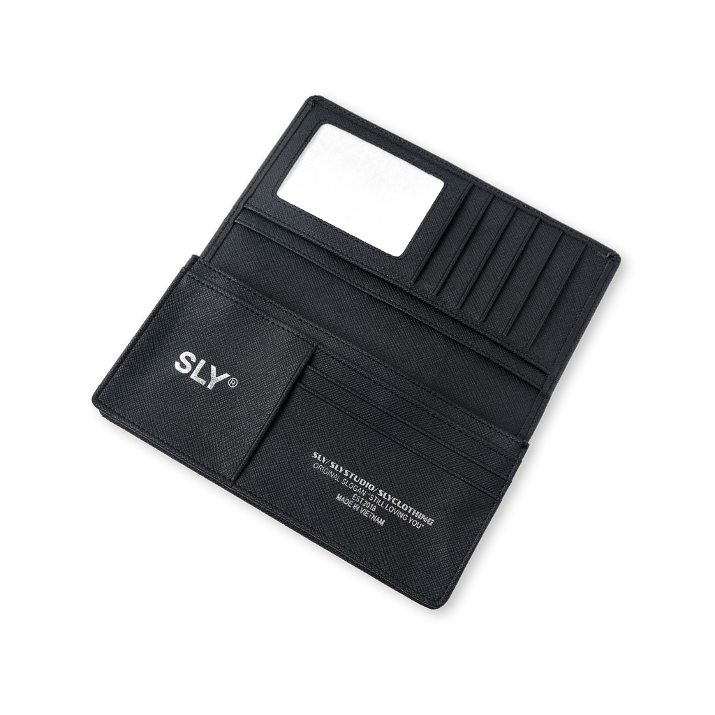 Ví Da SLY + Card Holder Saffiano Cao Cấp