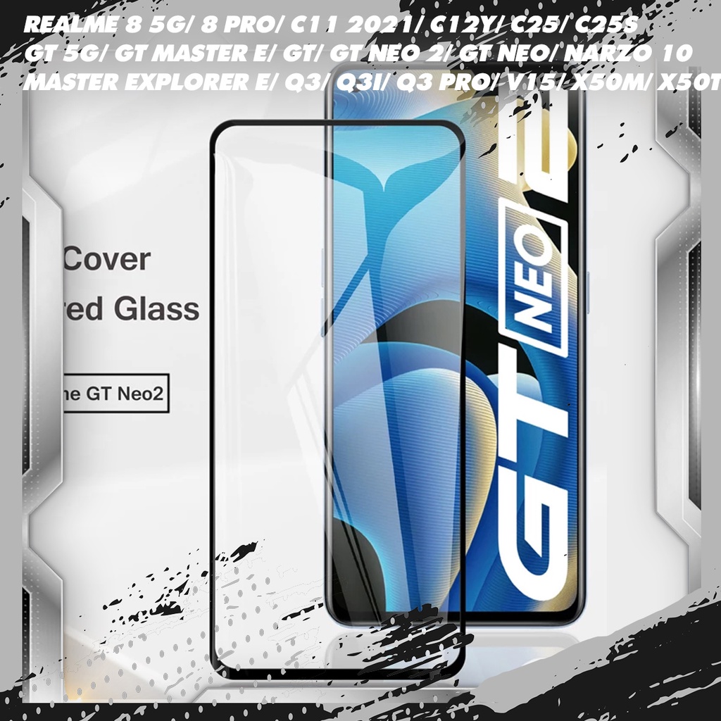 Kính cường lực cho Realme GT Neo/ Neo 2/ Narzo 10/ Q3/ Q3i/ Q3 Pro/ V15/ X2 Pro M/ X50m/ X50T/ X50 Pro hiệu Webphukien