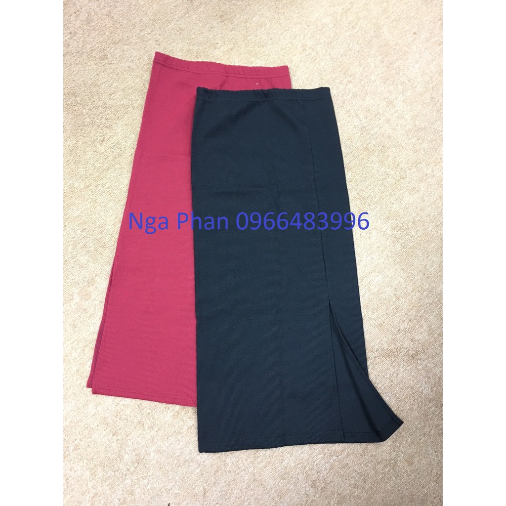 [Sale sốc]Chân váy len tăm xẻ(hàng sẵn - có ảnh thật cuối cùng) | BigBuy360 - bigbuy360.vn