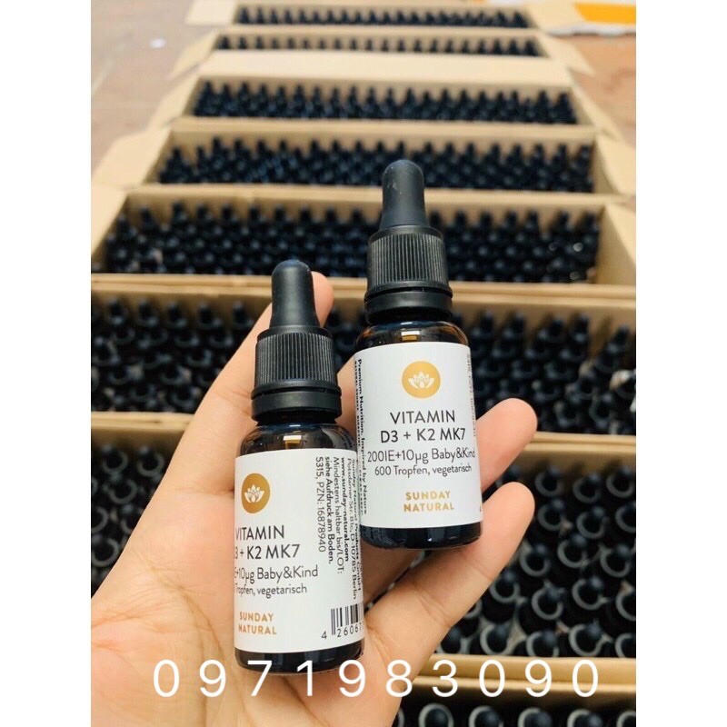 Vitamin D3K2 Mk7 Đức nội địa ( Mẫu mới nhất )