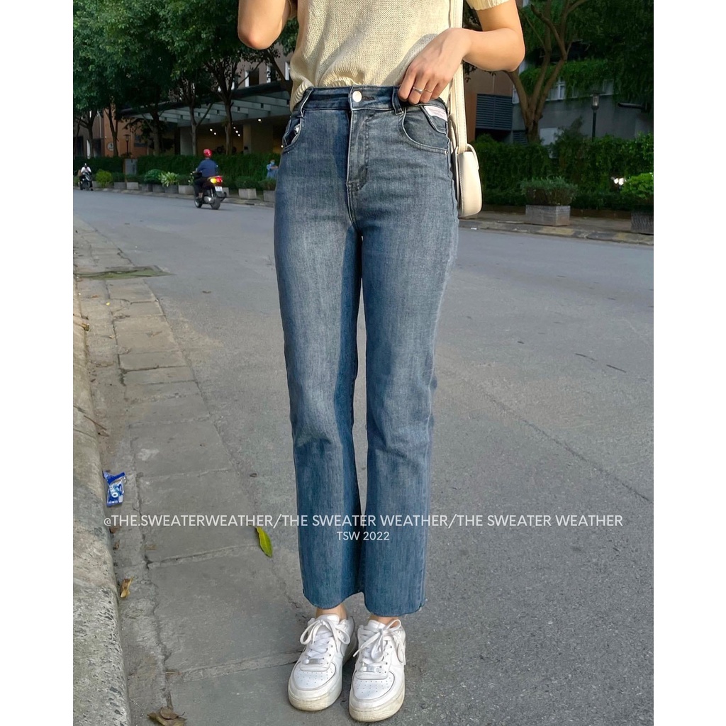 Quần jeans ống đứng kèm tag trắng hàng cao cấp -Quanjeanongdungtagtrang6753