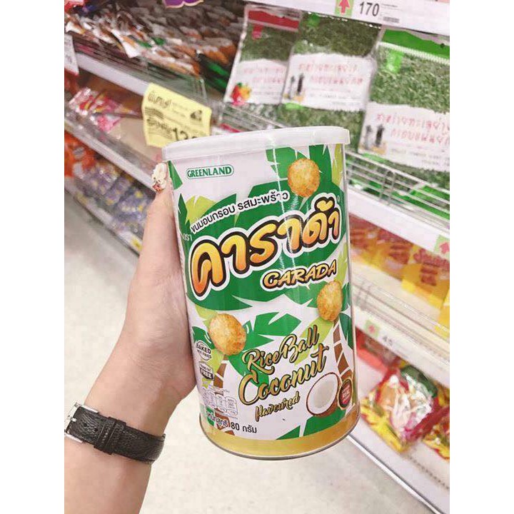 Snack mực lon Carada Thái Lan