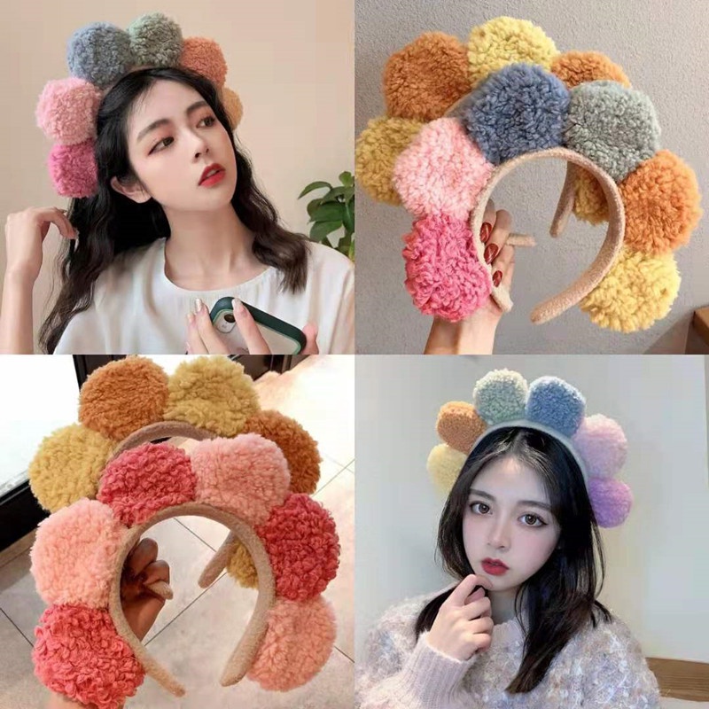 Bờm rửa mặt , băng đô cài tóc xinh xắn dễ thương