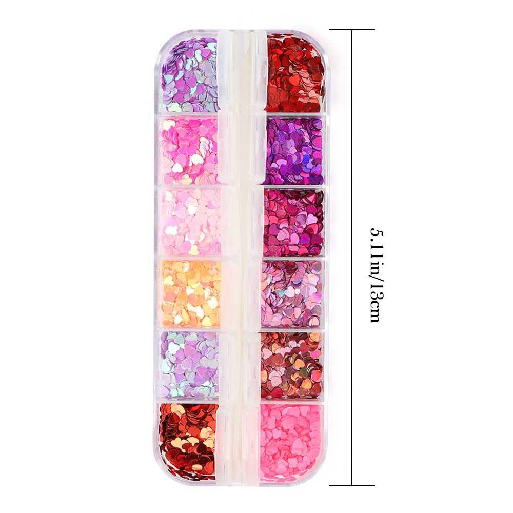 .Bột Kim Tuyến 3D Lấp Lánh Dùng Trang Trí Móng Nghệ Thuật DIY