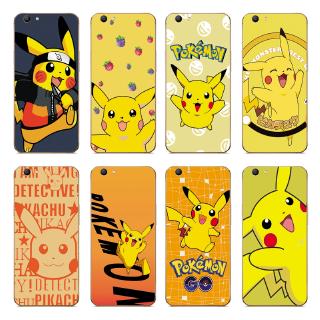 Ốp điện thoại TPU mềm họa tiết Pikachu hoạt hình đáng yêu cho OPPO F5/A73/A79/A77/F3/A51/A31/A53/A33/MORRIR 5